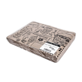 Tovaglietta di Carta Kraft "Burguer" 30x40cm 40g/m² (1.000 Pezzi)