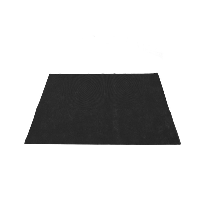 Tovaglietta Non Tessuto Nero 35x50cm 50g (500 Pezzi) Tovaglietta Non Tessuto Nero 35x50cm 50g (500 Pezzi)