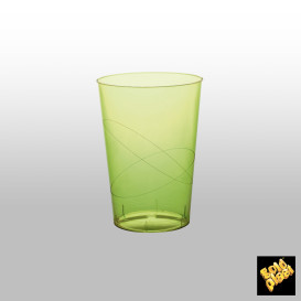 Bicchiere Riutilizzabile PS Cristal Moon Verde Acido Trasp. 230ml (50 Pezzi)