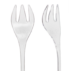 Forchetta PS Degustazione Trasparente 10 cm (4.000 Pezzi)