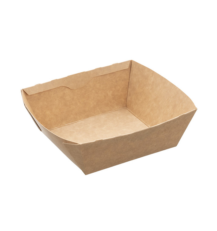 Insalatiera Rettangolare in Kraft 375ml 15x12x5cm (400 Pezzi) Insalatiera Rettangolare in Kraft 375ml 15x12x5cm (400 Pezzi)