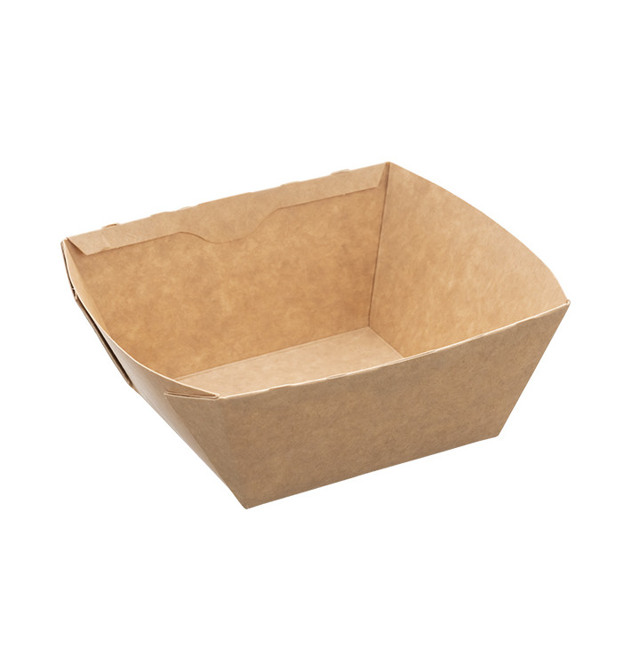 Insalatiera Rettangolare in Kraft 500ml 15x12x6cm (400 Pezzi) Insalatiera Rettangolare in Kraft 500ml 15x12x6cm (400 Pezzi)
