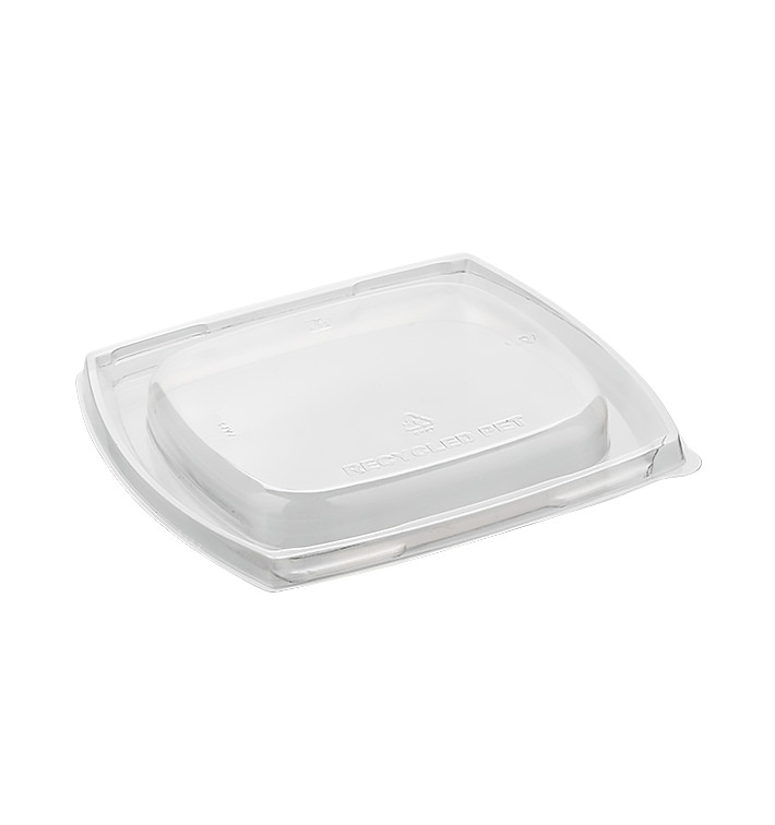 Coperchio Rettangolare rPET per Insalatiera 15x12cm (400 Pezzi) Coperchio Rettangolare rPET per Insalatiera 15x12cm (400 Pezzi)