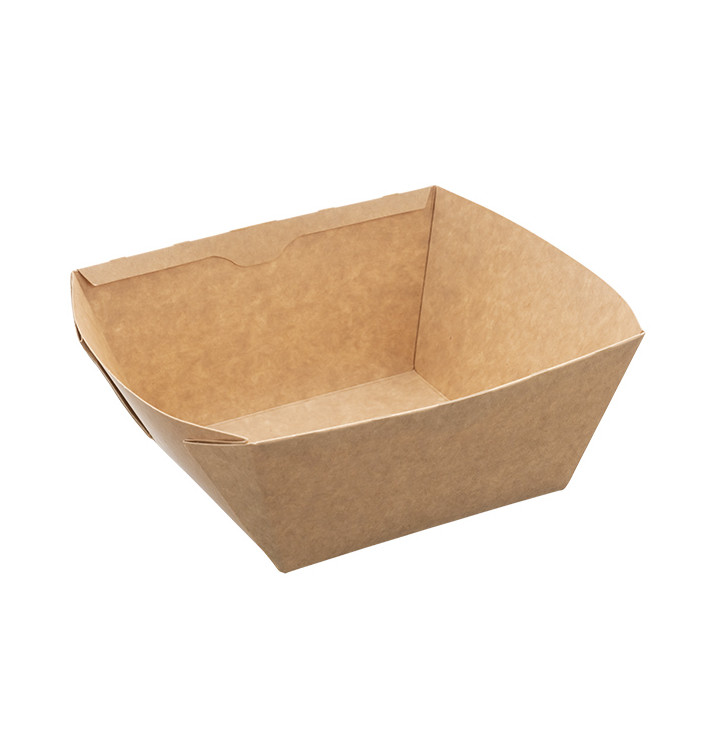 Insalatiera Rettangolare in Kraft 1.000ml 19x16x7cm (300 Pezzi) Insalatiera Rettangolare in Kraft 1.000ml 19x16x7cm (300 Pezzi)