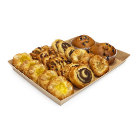 Scatola per Hamburger Bianca 70x70x50mm (500 Pezzi)