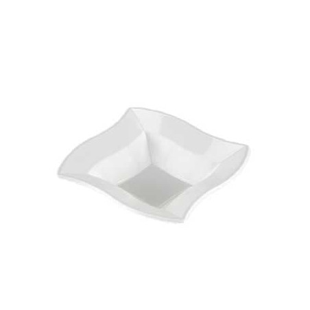 Ciotola Plastica PS "Onda" Bianco 18x18cm (360 Pezzi)