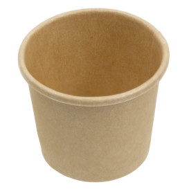 Pentola di Cartone Kraft per Salse 30ml Ø4,4cm (50 Pezzi)