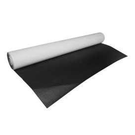 Tovaglia di Carta Rotolo  Nero 1x100m. 40g (1 Unità)