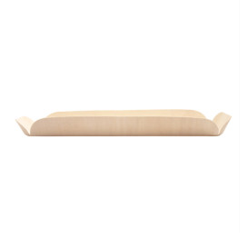 Vaschetta in Legno Rettangolare 22x8x2 cm (50 Pezzi)