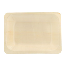 Vassoi di Legno 19,5x14x3cm (50 Pezzi)