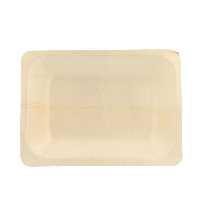 Vassoi di Legno 19,5x14x3cm (50 Pezzi) Vassoi di Legno 19,5x14x3cm (50 Pezzi)
