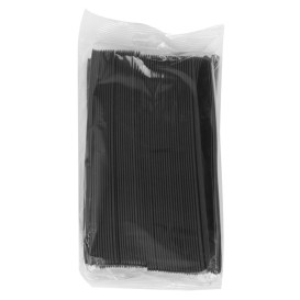 Coltello Plastica Luxury Nero 175 mm (100 Pezzi)