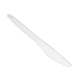 Coltello Plastica Luxury Trasparente 175mm (100 Pezzi)