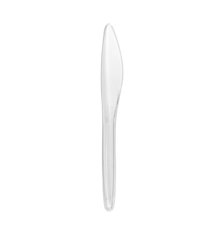 Coltello Plastica Luxury Trasparente 175mm (2000 Pezzi) Coltello Plastica Luxury Trasparente 175mm (2000 Pezzi)
