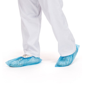 Copriscarpe in Polietilene 20 Micron Blu (1.000 Pezzi)