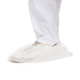 Copriscarpe in Polipropilene Bianco (100 Pezzi)