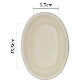 Vassoi Canna da Zucchero 500ml 24x17x4cm (75 Pezzi)