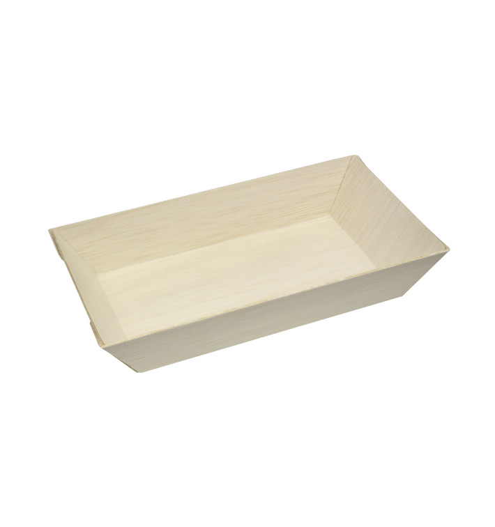 Vassoio di Legno 15,5x8,5x2,8cm (100 Pezzi) Vassoio di Legno 15,5x8,5x2,8cm (100 Pezzi)