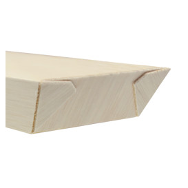 Vassoio di Legno 15,5x8,5x2,8cm (25 Pezzi)