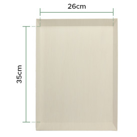 Vassoio di Legno 38x27,4x3cm 2400ml (1 Pezzi)