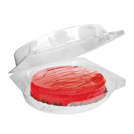 Contenitore Coperchio Pasticceria PET Ø27x8cm (100 Pezzi)