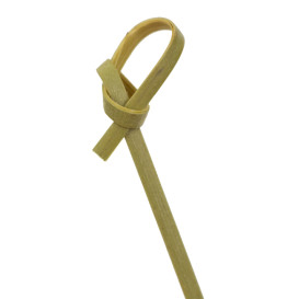 Spiedini di Bambù con Nodo 7cm in scatola (100 Pezzi)