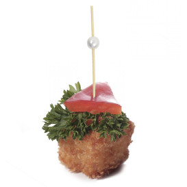 Spiedini di Bambù Decorato Perla 9cm (100 Pezzi)