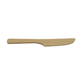 Piccolo Coltello in Bambù 9cm in scatola (100 Pezzi)