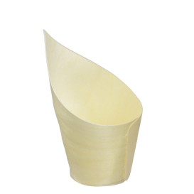 Coni di Legno Degustazione 8cm (50 Pezzi)