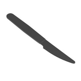 Coltello Riutilizzabile Durable PP Mineral Antracite 18,5cm (6 Pezzi)