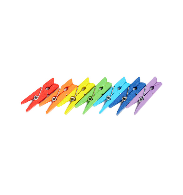 Pinze di Bambù Catering Assortimento 2,5cm (2.000 Pezzi) Pinze di Bambù Catering Assortimento 2,5cm (2.000 Pezzi)