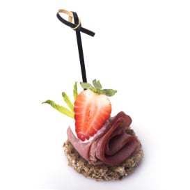 Spiedini di Bambù con Nodo Nero 10cm in scatola (2.500 Pezzi)