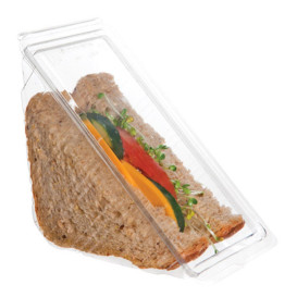 Scatola Sandwich PLA 16,5x11,0x7,5 cm (125 pezzi)