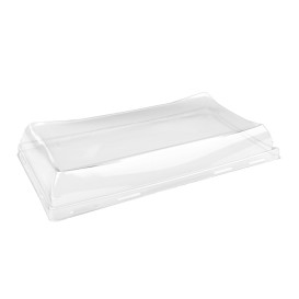 Coperchio Plastica Trasparente Vassoio 12x22cm (300 Pezzi)