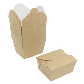 Contenitore di Cibo Kraft 11,8x9x6,3cm (250 Pezzi)