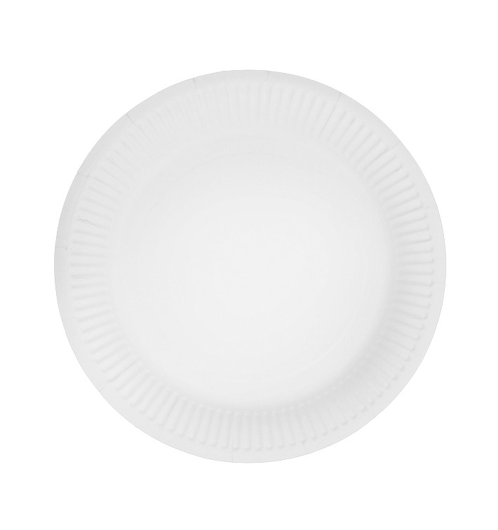 Piatto in Cartone Rondo “Radial” Bianco Ø18cm 200gr/m² (650 Pezzi) Piatto in Cartone Rondo “Radial” Bianco Ø18cm 200gr/m² (650 Pezzi)