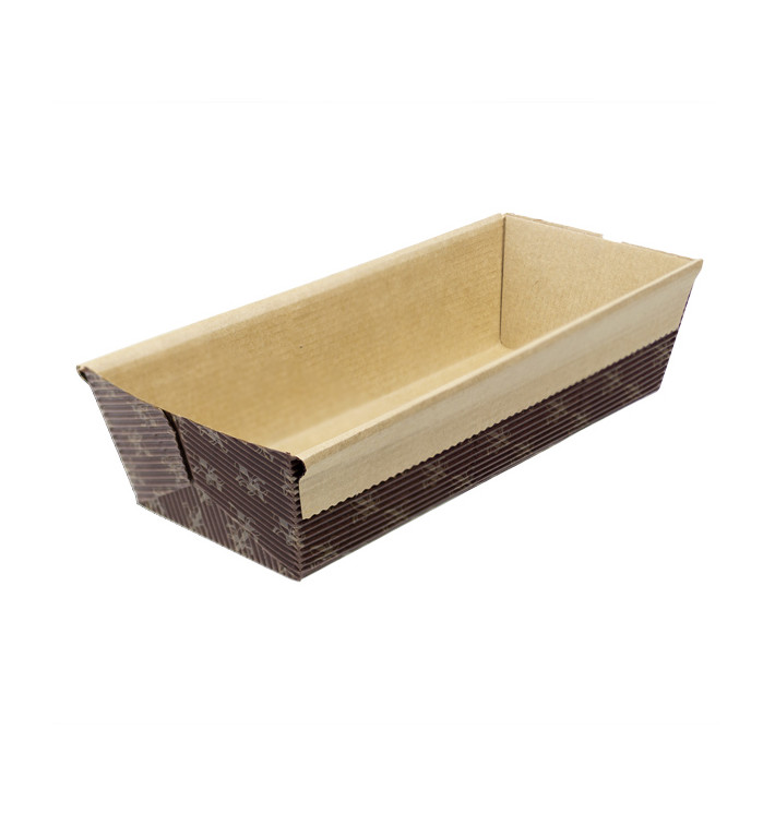 Stampo Forno Kraft 16,5x6,5x4,5 cm (40 Pezzi) Stampo Forno Kraft 16,5x6,5x4,5 cm (40 Pezzi)