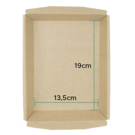 Stampo Forno Kraft 19x13,5x3,5 cm (50 Pezzi)