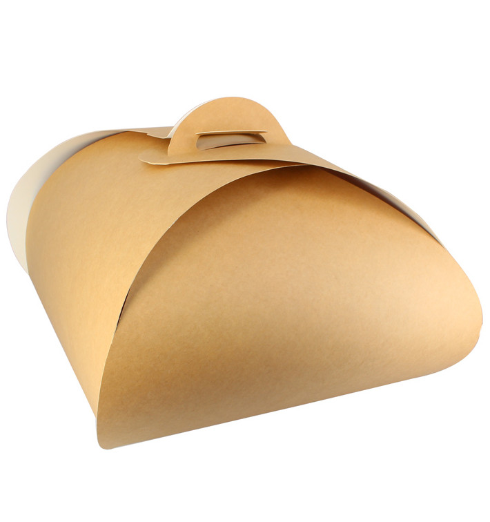 Scatola di Carta Kraft per Torte 18x18x13cm (100 Pezzi) Scatola di Carta Kraft per Torte 18x18x13cm (100 Pezzi)
