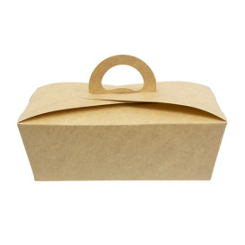 Contenitore di Cibo "Doggy Bag" Kraft 16x9,5x6cm (200 Pezzi)