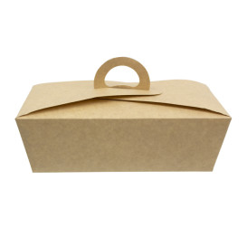 Contenitore di Cibo "Doggy Bag" Kraft 20x10x7cm (20 Pezzi)