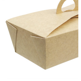 Contenitore di Cibo "Doggy Bag" Kraft 20x10x7cm (140 Pezzi)