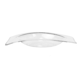 Piatto Degustazione Riutilizzabile "Flat" Transparente 8x6,6cm (500 Pezzi)