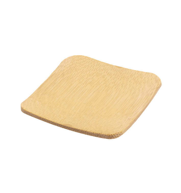 Piatto Degustazione di Bambu 6x6cm (12 Pezzi) Piatto Degustazione di Bambu 6x6cm (12 Pezzi)