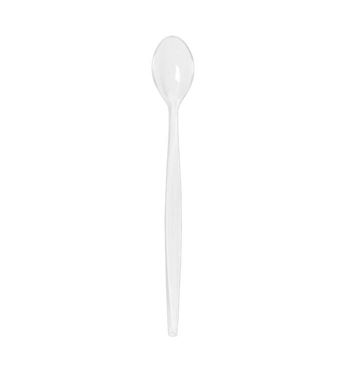 Cucchiaio di PS da Gelato Trasparente 21cm (100 Pezzi) Cucchiaio di PS da Gelato Trasparente 21cm (100 Pezzi)