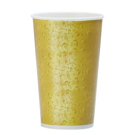 Bicchiere da Birra di Carta Ø9,0cm 540ml (50 Pezzi)