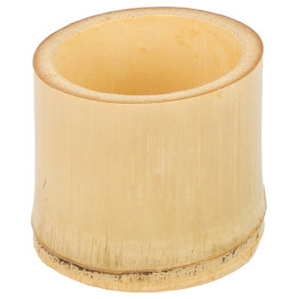 Bicchiere di Bambù Degustazione Piccolo 5x5x4,5cm (20 Pezzi)