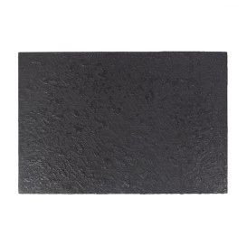 Vassoi di Plastica Ardesia PS 30x20cm (10 Pezzi)