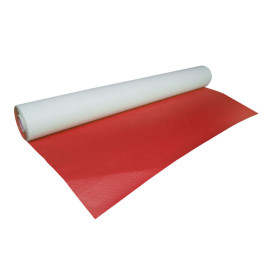 Tovaglia di Carta Rotolo Rosso 1x100m. 40g (6 Pezzi)