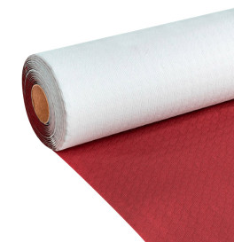 Tovaglia di Carta Rotolo Rosso 1x100m. 40g (6 Pezzi)